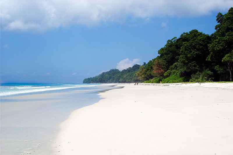 white sand Radhanag beach havelock