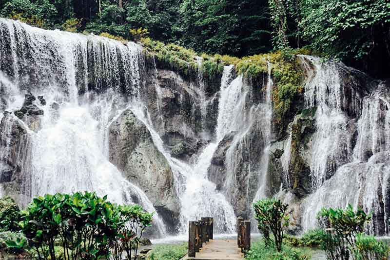 waterfall at hutbay little andaman