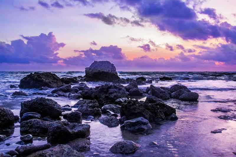 sunrise at sitapur beach
